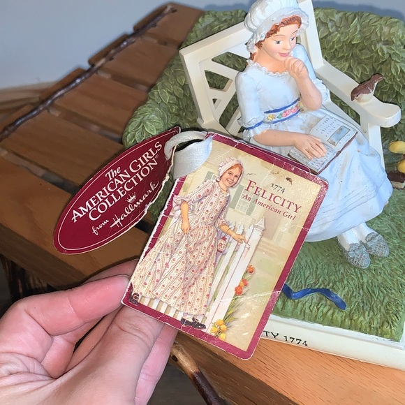 Vintage American Girl 1774 Felicity hallmark collection single bookend figurine - Picture 8 of 14